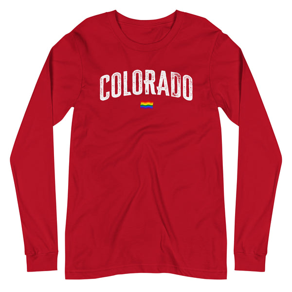 Colorado Gay Pride LGBTQ+ Unisex Long Sleeve T-Shirt