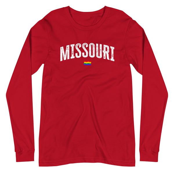Missouri Gay Pride LGBTQ+ Unisex Long Sleeve T-Shirt