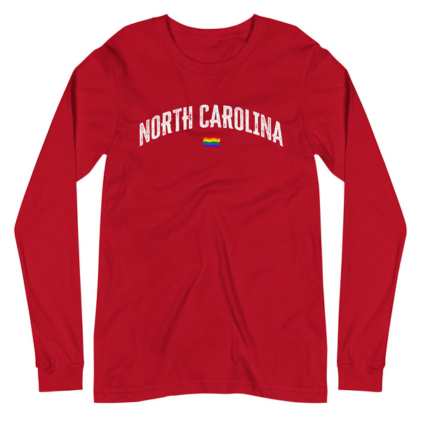 North Carolina Gay Pride LGBTQ+ Unisex Long Sleeve T-Shirt