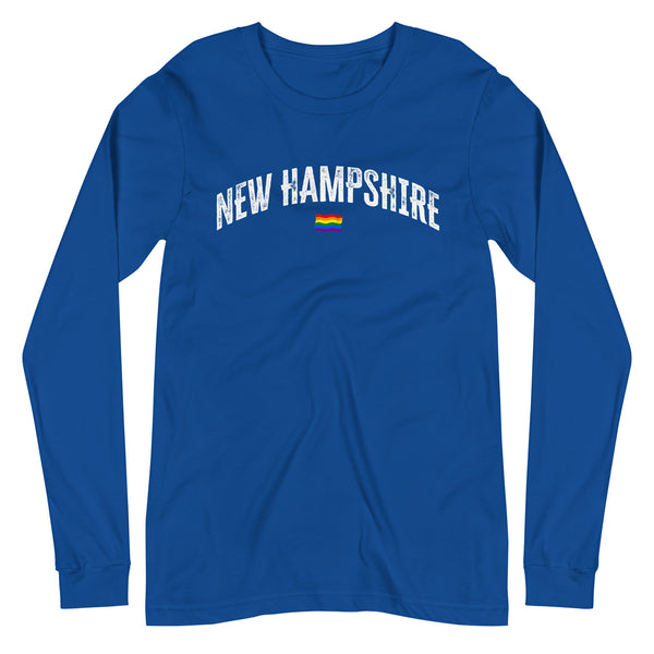 New Hampshire Gay Pride LGBTQ+ Unisex Long Sleeve T-Shirt