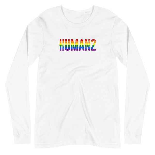 Gay Pride Human2 Unisex Fit Long Sleeve T-Shirt