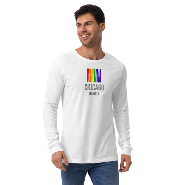 Chicago Gay Pride Unisex Long Sleeve T-Shirt