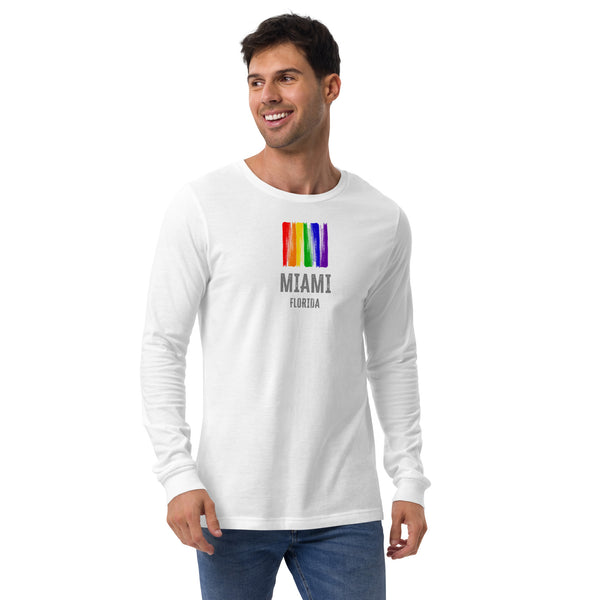 Miami Gay Pride Unisex Long Sleeve T-Shirt