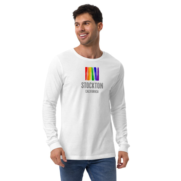 Stockton California Gay Pride Unisex Long Sleeve T-Shirt