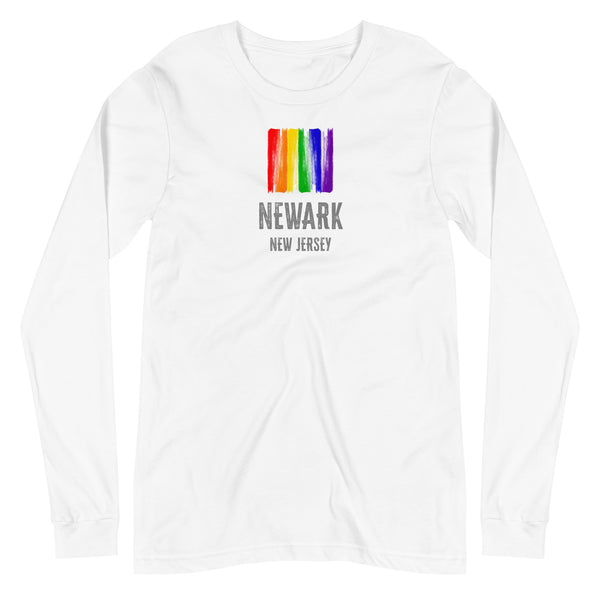 Newark New Jersey Gay Pride Unisex Long Sleeve T-Shirt