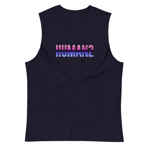 Omnisexual Pride Human2 Unisex Fit Muscle T-Shirt