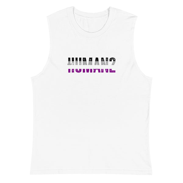 Asexual Pride Human2 Unisex Fit Muscle T-Shirt