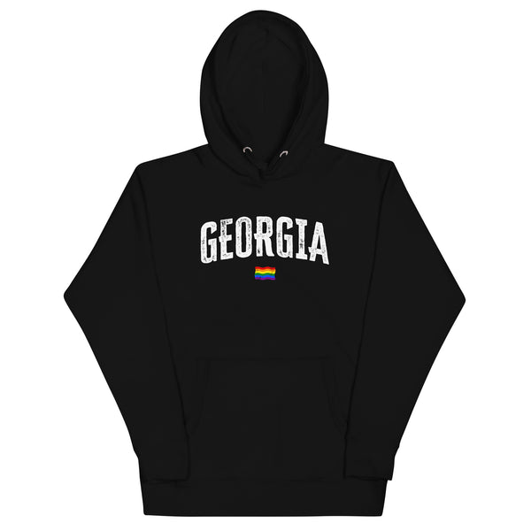 Georgia Gay Pride LGBTQ+ Unisex Hoodie