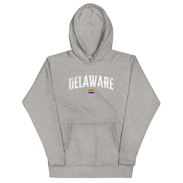Delaware Gay Pride LGBTQ+ Unisex Hoodie