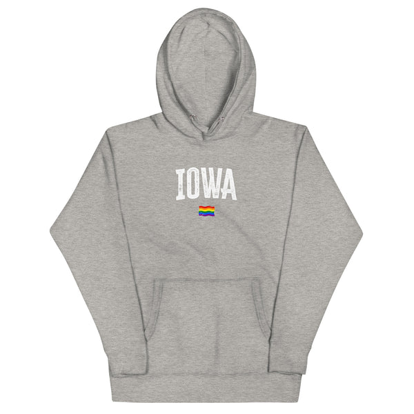 Iowa Gay Pride LGBTQ+ Unisex Hoodie