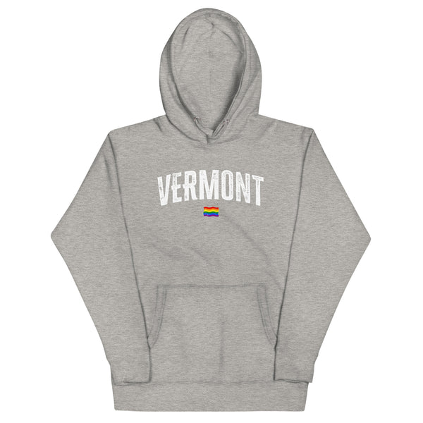 Vermont Gay Pride LGBTQ+ Unisex Hoodie