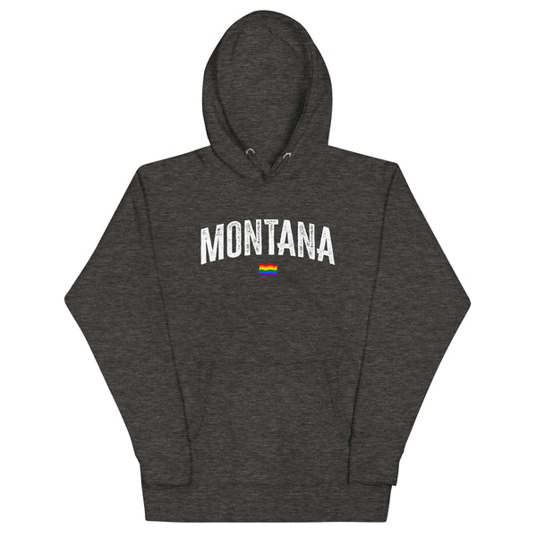 Montana Gay Pride LGBTQ+ Unisex Hoodie