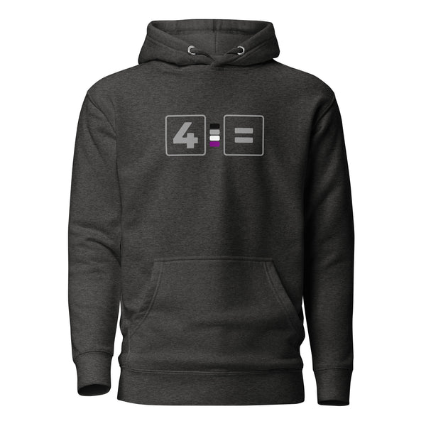 For Asexual Equality Pride Colors LGBTQ+ Unisex Hoodie