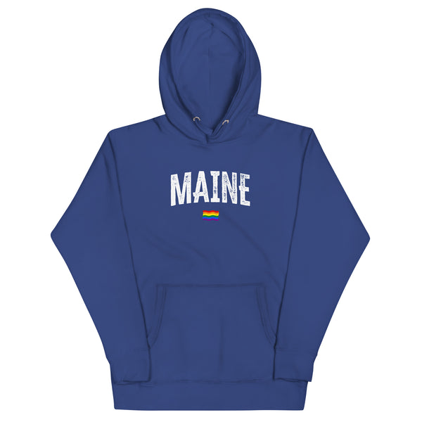 Maine Gay Pride LGBTQ+ Unisex Hoodie