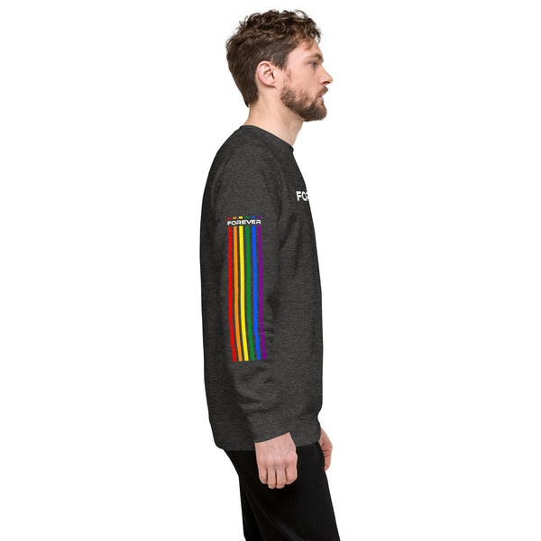 Colored Forever Proud Graphic LGBTQ+ Gay Pride Unisex Sweatshirt