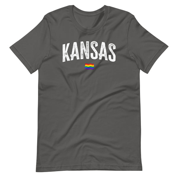Kansas Gay Pride LGBTQ+ Unisex T-shirt