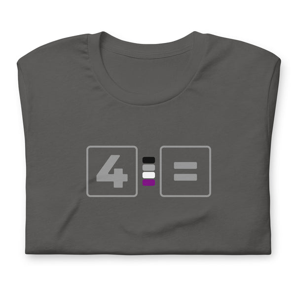 For Asexual Equality Pride Colors LGBTQ+ Unisex T-shirt