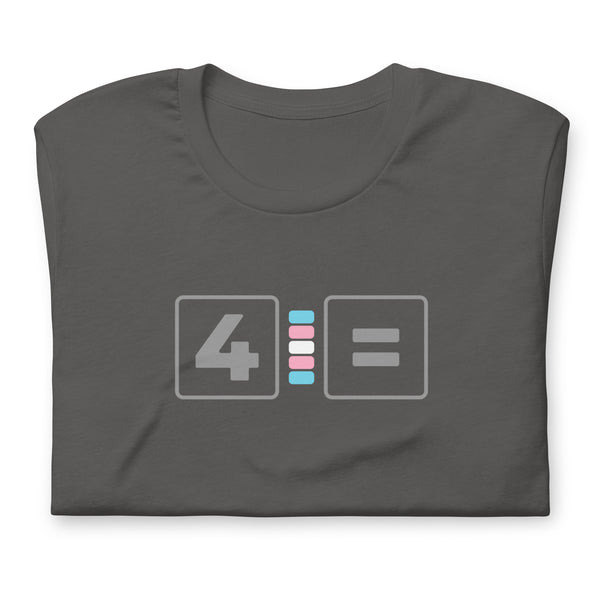 For Transgender Equality Pride Colors LGBTQ+ Unisex T-shirt