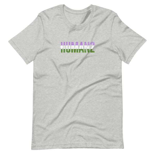 Genderqueer Pride Human2 Unisex Fit T-shirt