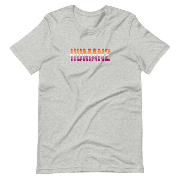 Lesbian Pride Human2 Unisex Fit T-shirt