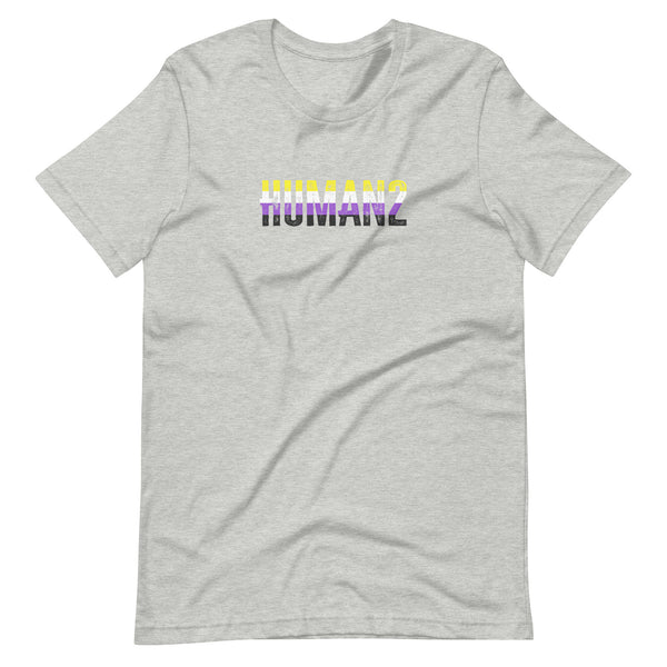 Non-binary Pride Human2 Unisex Fit T-shirt