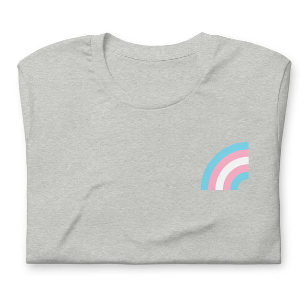 Transgender Pride Arched Flag Unisex Fit T-shirt
