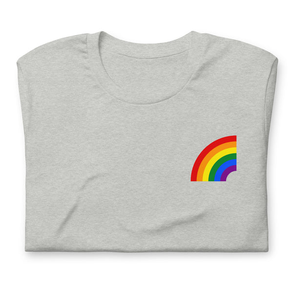 Gay Pride Arched Rainbow Flag Unisex Fit T-shirt