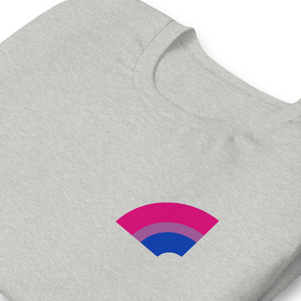 Bisexual Pride Arched Flag Unisex Fit T-shirt
