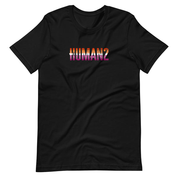 Lesbian Pride Human2 Unisex Fit T-shirt