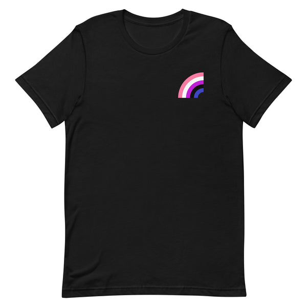 Genderfluid Pride Arched Flag Unisex Fit T-shirt