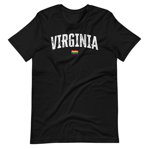 Virginia Gay Pride LGBTQ+ Unisex T-shirt