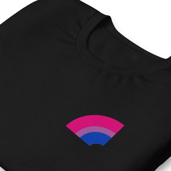 Bisexual Pride Arched Flag Unisex Fit T-shirt
