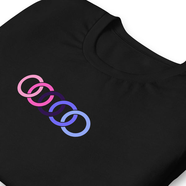 Omnisexual Pride Circles Graphic LGBTQ+ Unisex T-shirt