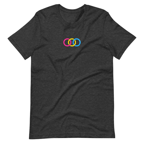 Pansexual Pride Circles Graphic LGBTQ+ Unisex T-shirt