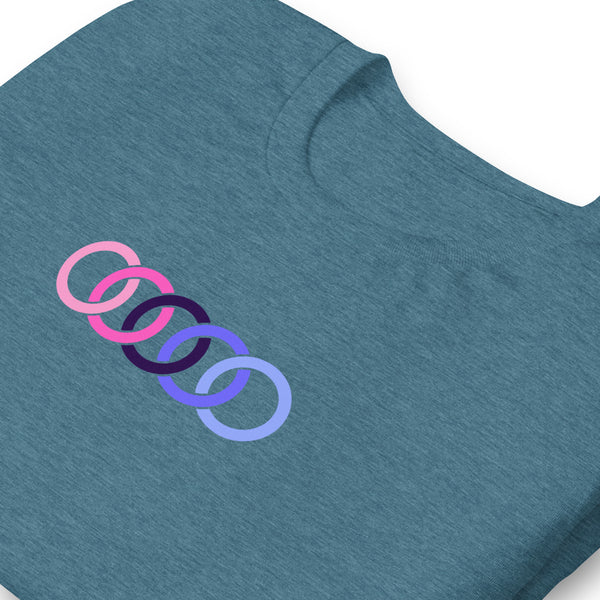 Omnisexual Pride Circles Graphic LGBTQ+ Unisex T-shirt