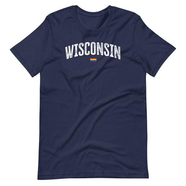 Wisconsin Gay Pride LGBTQ+ Unisex T-shirt