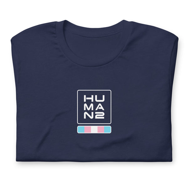 Transgender Pride Colors Human 2 Unisex T-shirt