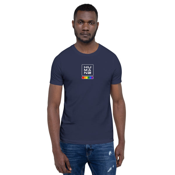 Gay Pride Colors Human 2 Unisex T-shirt