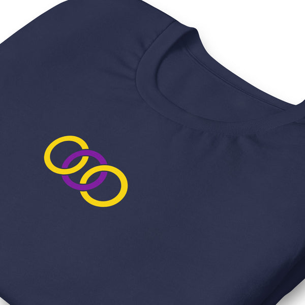 Intersex Pride Circles Graphic LGBTQ+ Unisex T-shirt