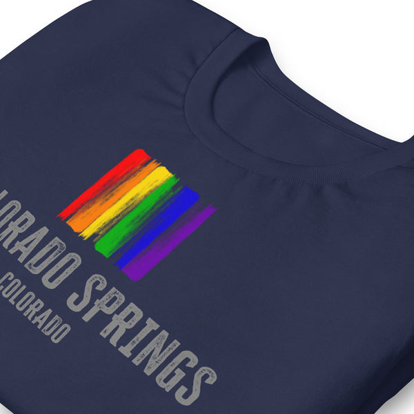 Colorado Springs CO Gay Pride Unisex T-shirt