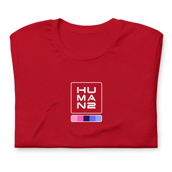 Omnisexual Pride Colors Human 2 Unisex T-shirt