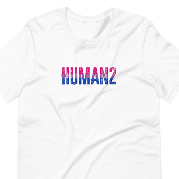 Bisexual Pride Human2 Unisex Fit T-shirt