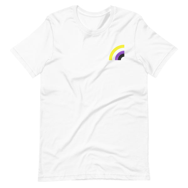 Non-binary Pride Arched Flag Unisex Fit T-shirt