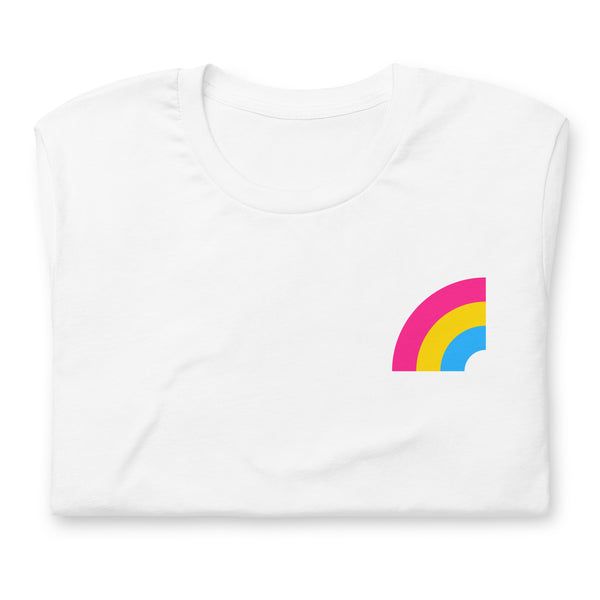 Pansexual Pride Arched Flag Unisex Fit T-shirt