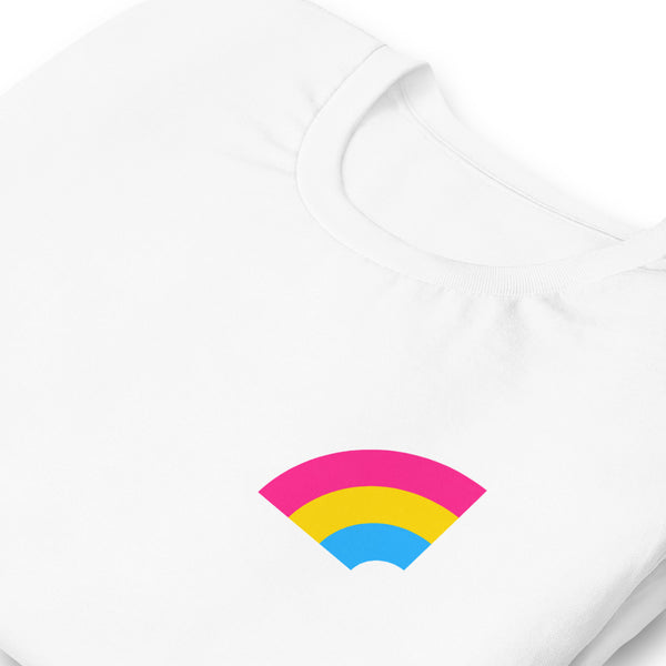 Pansexual Pride Arched Flag Unisex Fit T-shirt